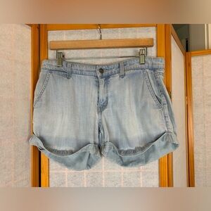 Rich & Skinny Light Wash Denim Cuffed Shorts - Size 27